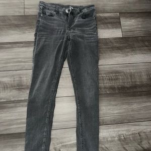 H&M Gray Skinny Jeans with Washed Look